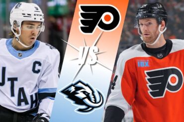 Philadelphia Flyers VS. Utah Mammoth | LIVE Reactions | Play-By-Play | Watch Party