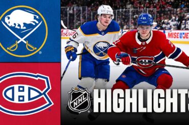 Sabres vs. Canadiens | NHL Highlights | January 22, 2026