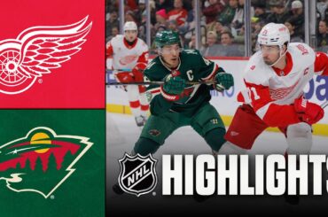 Red Wings vs. Wild | NHL Highlights | January 22, 2026