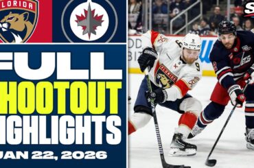 Florida Panthers vs. Winnipeg Jets | FULL Shootout Highlights - January 22, 2026