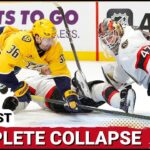 POST CAST: OTTAWA SENATORS CHOKE AWAY 3-0 LEAD IN UNACCEPTABLE LOSS VS NASHVILLE PREDATORS