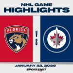 NHL Highlights | Panthers vs. Jets - January 22, 2026