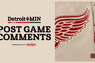 Dylan Larkin, Lucas Raymond & Todd McLellan Post Game vs MIN | Jan 22, 2026