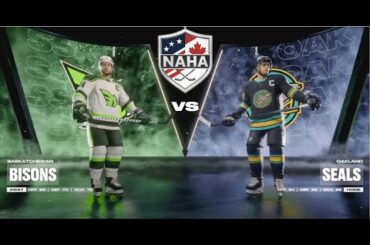 NAHA 2025-26 Season - Saskatchewan Bisons (6-7-2) @ Oakland Seals (6-5-2)