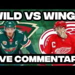 Detroit Red Wings Vs Minnesota Wild LIVE COMMENTARY! | 2025-26 NHL Season