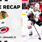Blackhawks at Hurricanes Game Highlights | 1.22.26