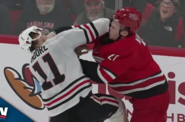 Alexander Nikishin Answers Call From Oliver Moore After Big Hit On Nick Lardis