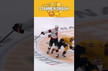 Stammer HAMMERS the door 😳