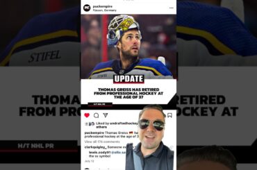 Thomas Greiss hangs up the NHL ice hockey skates at 37 years old
