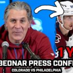 Jared Bednar on 1 Year Anniversary of Mikko Trade, Injury News, & More Before Game vs Flyers