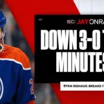 ‘Oilers give up three goals in franchise record 37 seconds’: Rishaug on loss to Penguins