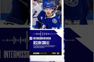 Carlile on Colorado and Coop 1K Ceremony 1st INT | Avalanche vs. Lightning | Jan. 6, 2026