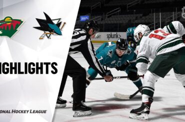 Wild @ Sharks 3/29/21 | NHL Highlights