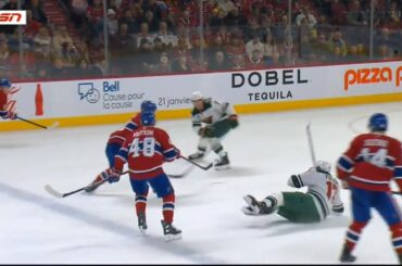 Lane Hutson est chassé, même s’il n’a pas touché à Marcus Foligno