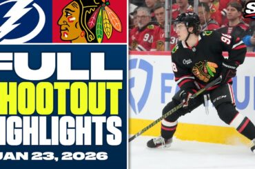 Tampa Bay Lightning vs. Chicago Blackhawks | FULL Shootout Highlights - January 23, 2026