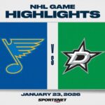NHL Highlights | Blues vs. Stars - January 23, 2026