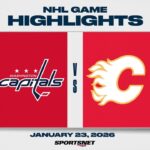 NHL Highlights | Capitals vs. Flames - January 23, 2026