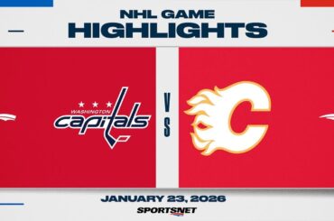 NHL Highlights | Capitals vs. Flames - January 23, 2026