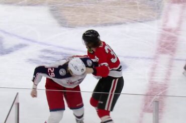 NHL Fight - Blue Jackets @ Blackhawks - 13 02 2021