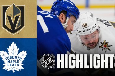 Golden Knights vs. Maple Leafs | NHL Highlights | January 23, 2026
