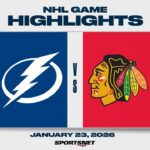 NHL Highlights | Lightning vs. Blackhawks - January 23, 2026