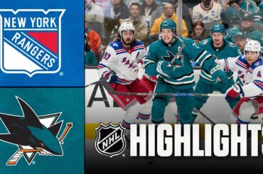 Rangers vs. Sharks | NHL Highlights | January 23, 2026