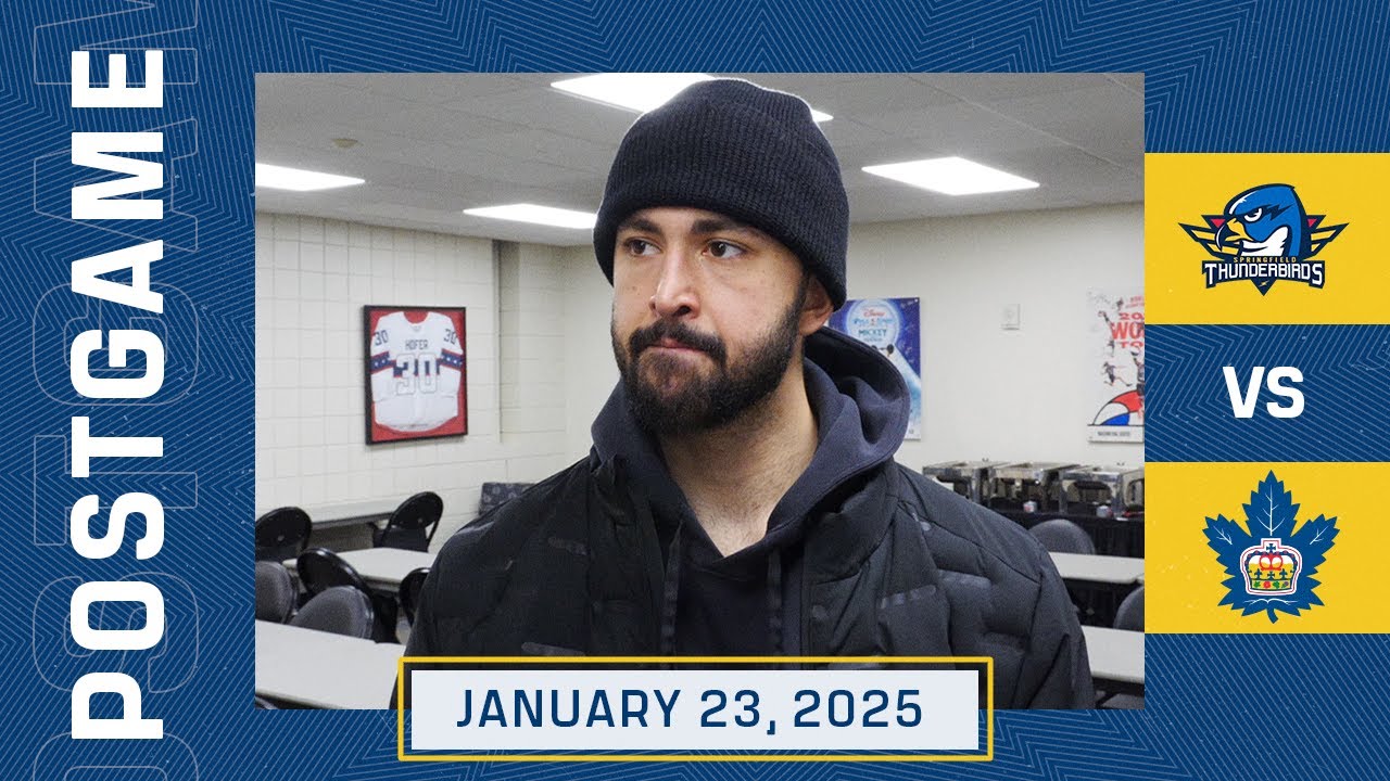 Benoit-Olivier Groulx | Post Game @ Springfield Thunderbirds | January 23, 2026