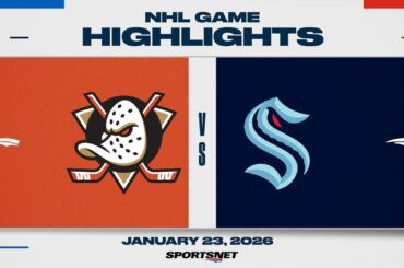 NHL Highlights | Ducks vs. Kraken - January 23, 2026