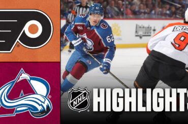 Flyers vs. Avalanche | NHL Highlights | January 23, 2026