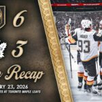 HIGHLIGHTS | Vegas Golden Knights 6, Toronto Maple Leafs 3 | Jan. 23, 2026