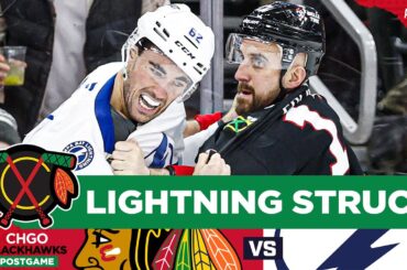 BLACKHAWKS POSTGAME: Hawks Lose Shootout THRILLER vs Lightning | CHGO Blackhawks