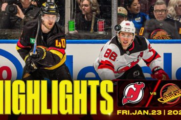 Game in 10 | Vancouver Canucks vs. New Jersey Devils (Jan 23, 2026)