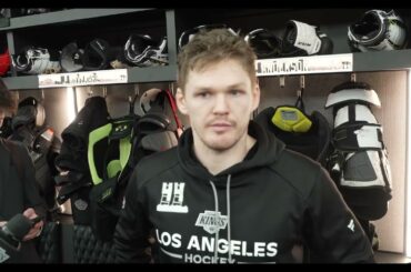 LA Kings Mikey Anderson Full Post Game Interview Kings vs Golden Knights
