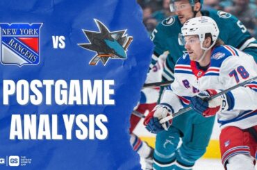 Sharks Defeat Rangers 3-1 In San Jose | New York Rangers