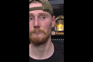Joonas Korpisalo On Bruins Win Over Golden Knights
