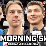 Martin Necas on 1YR Since Mikko Trade & Avs on Honoring 2001 Cup Team & More Before Game vs Flyers