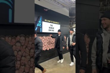 Players reacting to our wall of Roman Josi's face 💀