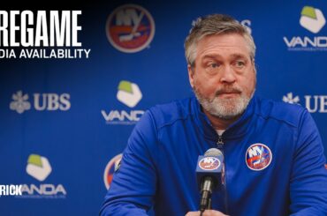 New York Islanders Pregame Availability | NYI vs BUF