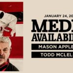 Mason Appleton, Todd McLellan Morning Skate Media @ WPG | Jan. 24, 2026