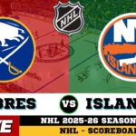 🔴LIVE : Buffalo Sabres Vs New York Islanders | NHL 2026 | NHL Live SCOREBOARD