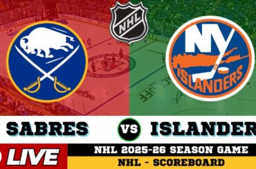 🔴LIVE : Buffalo Sabres Vs New York Islanders | NHL 2026 | NHL Live SCOREBOARD