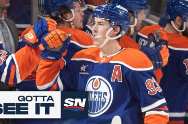 Gotta See It: Oilers' Ryan Nugent-Hopkins Buries Top-Shelf Wrister In 1,000th Game