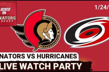 LIVE: Ottawa Senators vs Carolina Hurricanes - NHL Watch Party - January 24, 2026