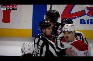 NHL Hockey fight - Jordan Greenway(Sabres) vs. Brendan Gallagher(Canadiens)