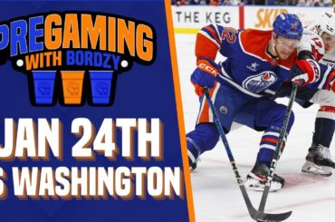 ALEX OVECHKIN AND THE CAPITALS HEAD TO EDMONTON TO FACE THE OILERS | PREGAMING WITH BORDZY