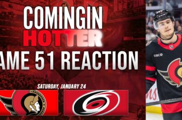 Sens Post Game - Ottawa Senators vs Carolina Hurricanes - January 24th- Coming in Hotter LIVE