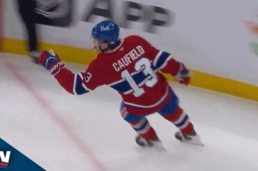 Canadiens' Cole Caufield Buries Streaking Goal On Saucer Pass From Mike Matheson