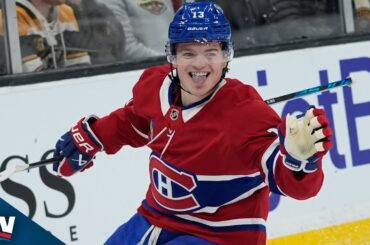 Canadiens' Cole Caufield Nets Second Career Hat Trick vs. Bruins