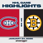 NHL Highlights | Canadiens vs. Bruins - January 24, 2026