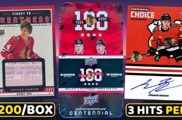This Product is LOADED! - 2025-26 Upper Deck Chicago Blackhawks Centennial Hobby Box Break